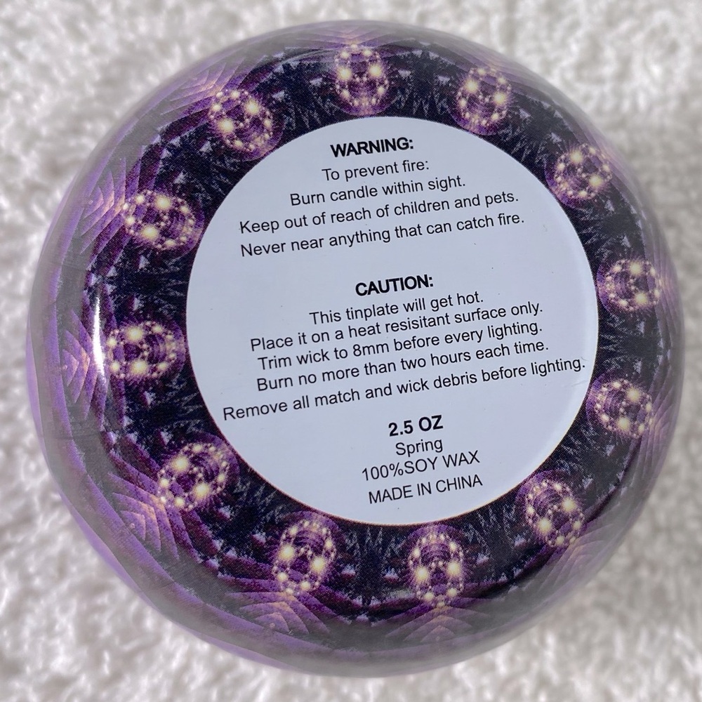 5/$35 Zodiac Spring Scented 2.5oz Soy Wax Candle In Tin With Lid NEW - Picture 2 of 11